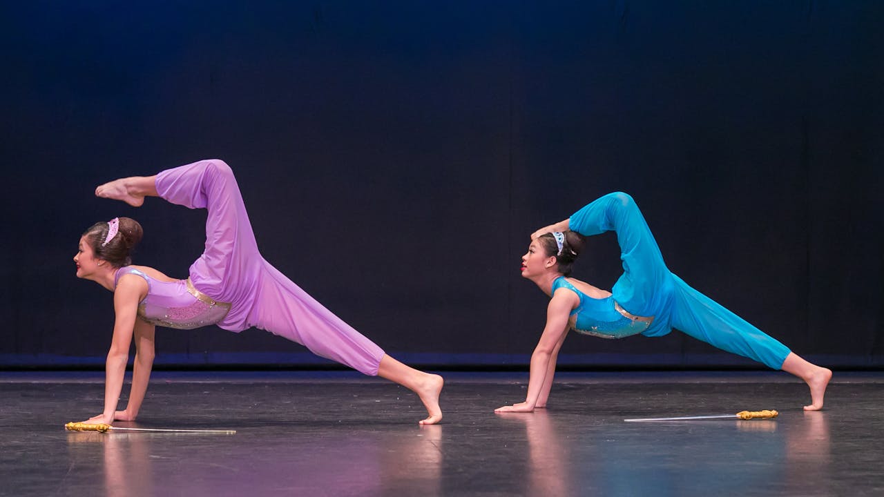 Intermediate Diamond Calisthenic Duo