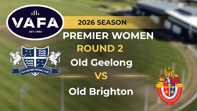 VAFA 2026 R2 PREM Women's Old Geelong...