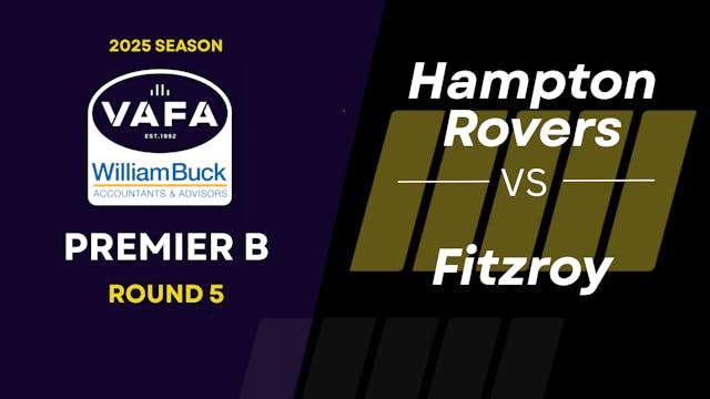 RD5 PREM B Hampton Rovers vs.Fitzroy