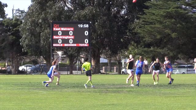 U15 Boys Div 1 SF East Malvern vs Eas...