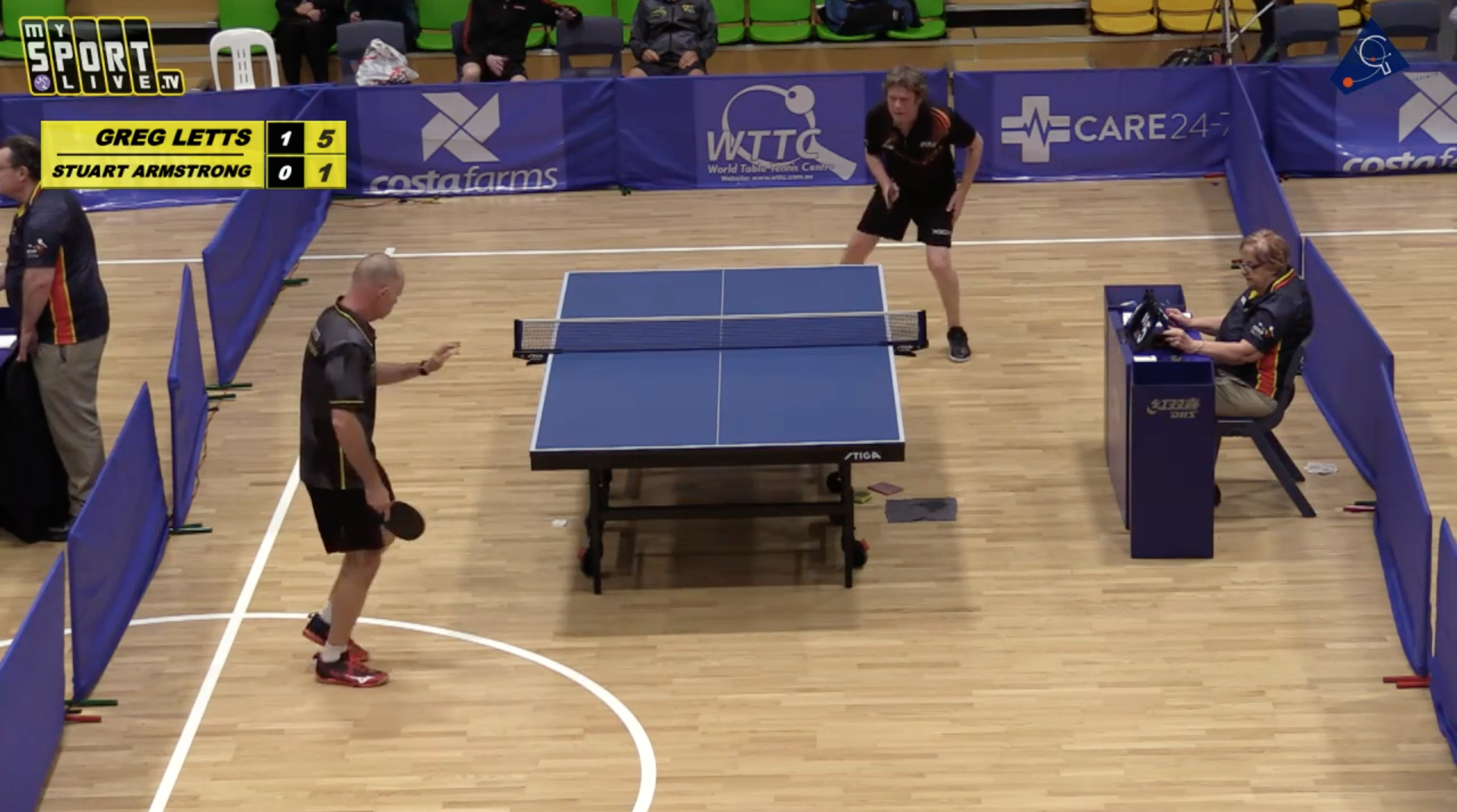 Table 1 - WED: 2019 Australian Veterans TT Championships