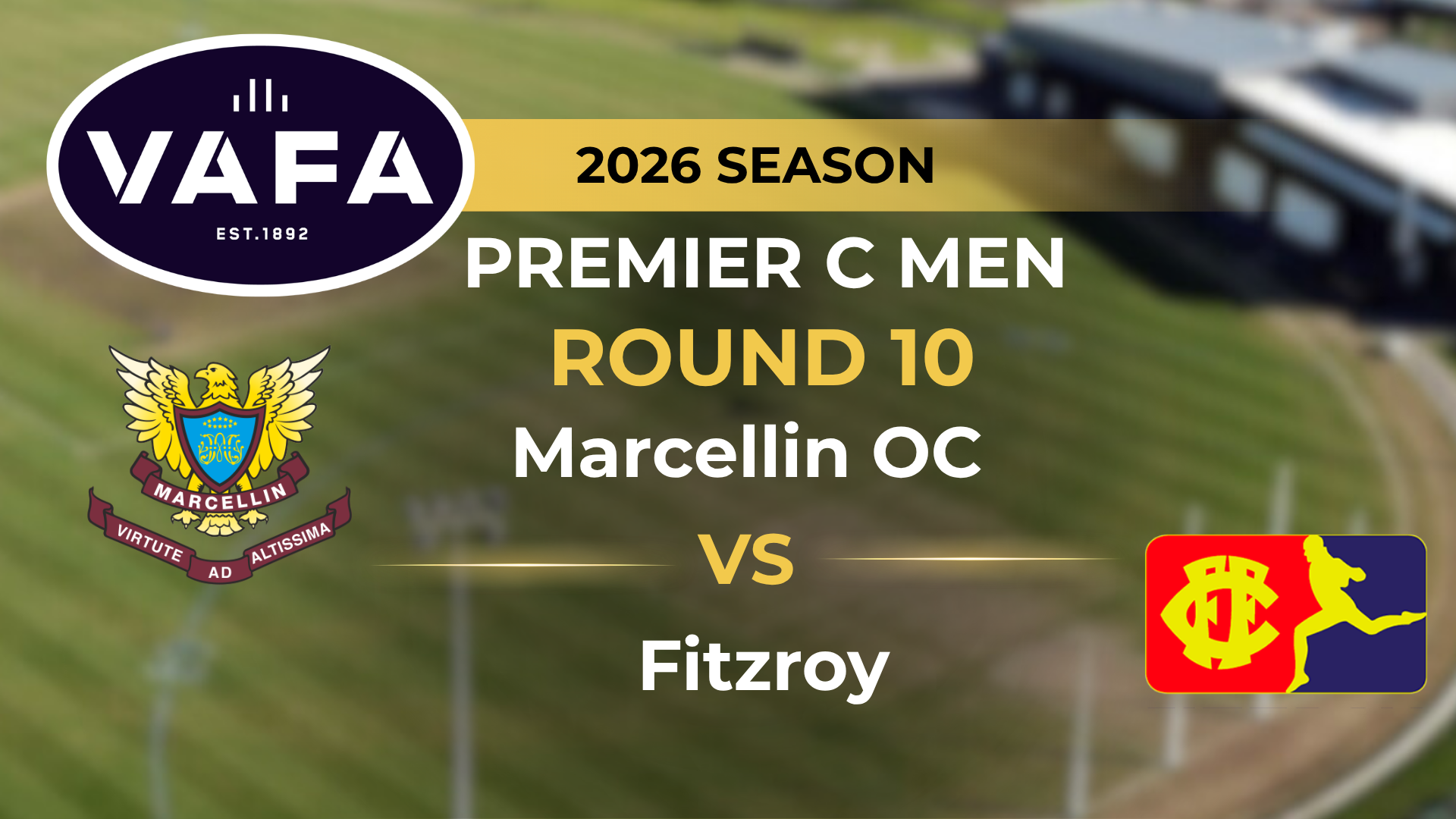 VAFA 2026 R10 PREM C Men's Marcellin OC V Fitzroy
