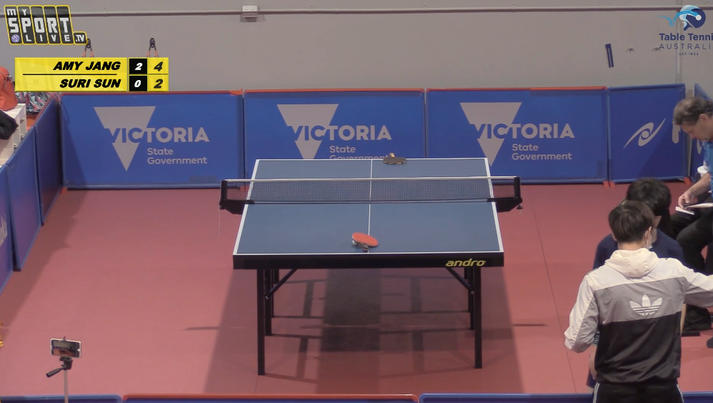 Hopes Girls' Singles Amy Jang (QLD) vs. Suri Sun (NSW)