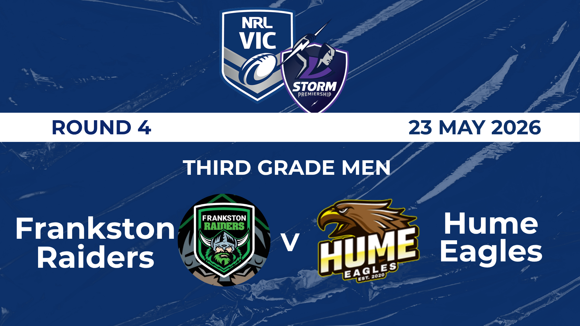 NRL R4: TGM - Frankston Raiders v Hume Eagles