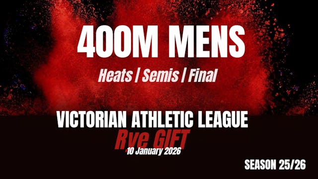 Rye Gift 400M Mens Heats