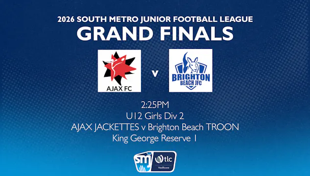 SMJFL GF: U12 Girls Div 2 - AJAX vs. Brighton Beach