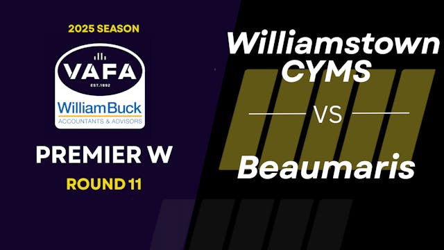 RD11 PREM W Williamstown CYMS vs Beau...