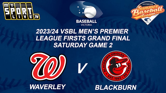 Victorian Summer Baseball Men's Premier Grand Final - Waverley vs Blackburn