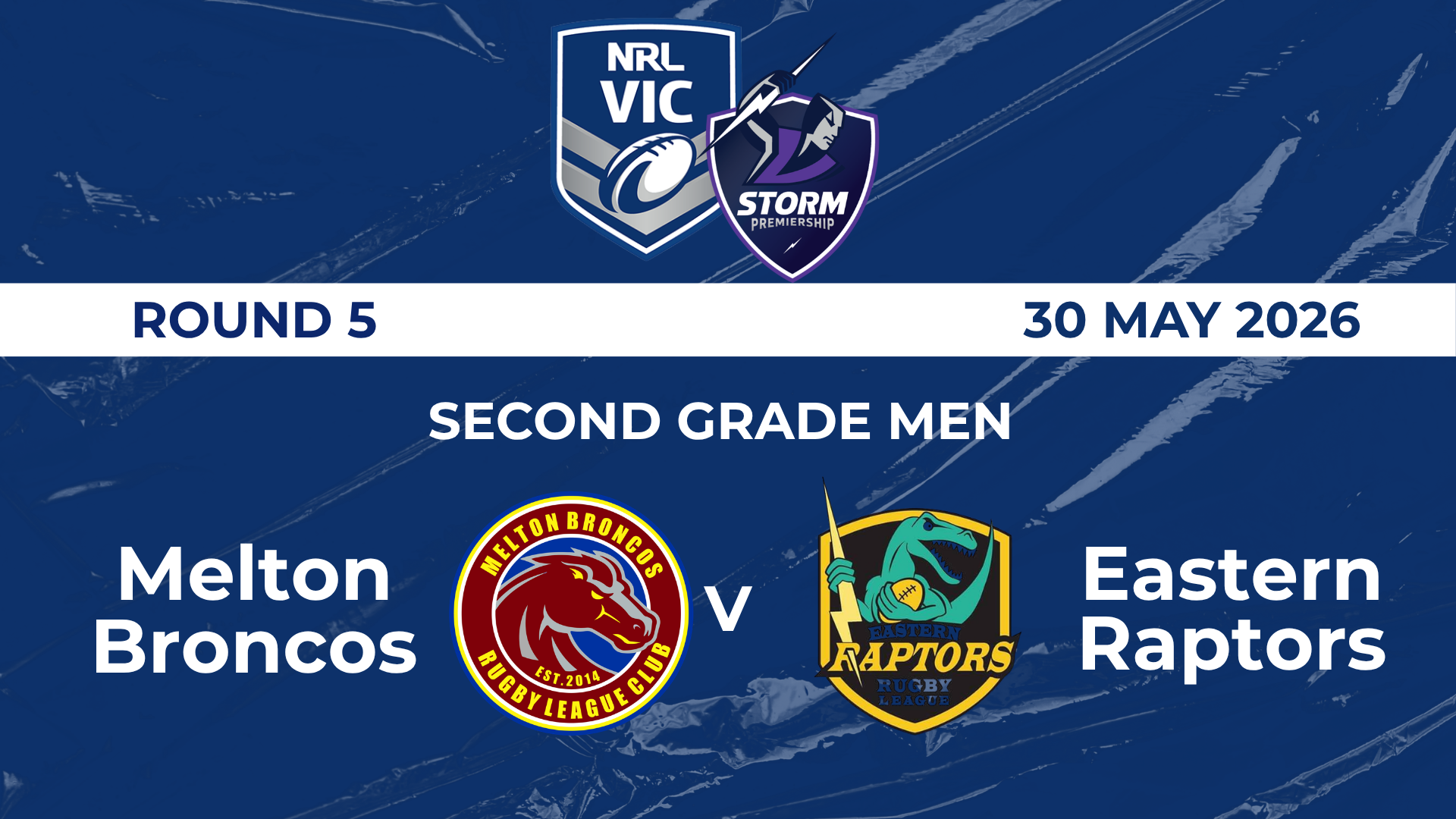 H2 2026 R5 SGM Melton Broncos V Eastern Raptors