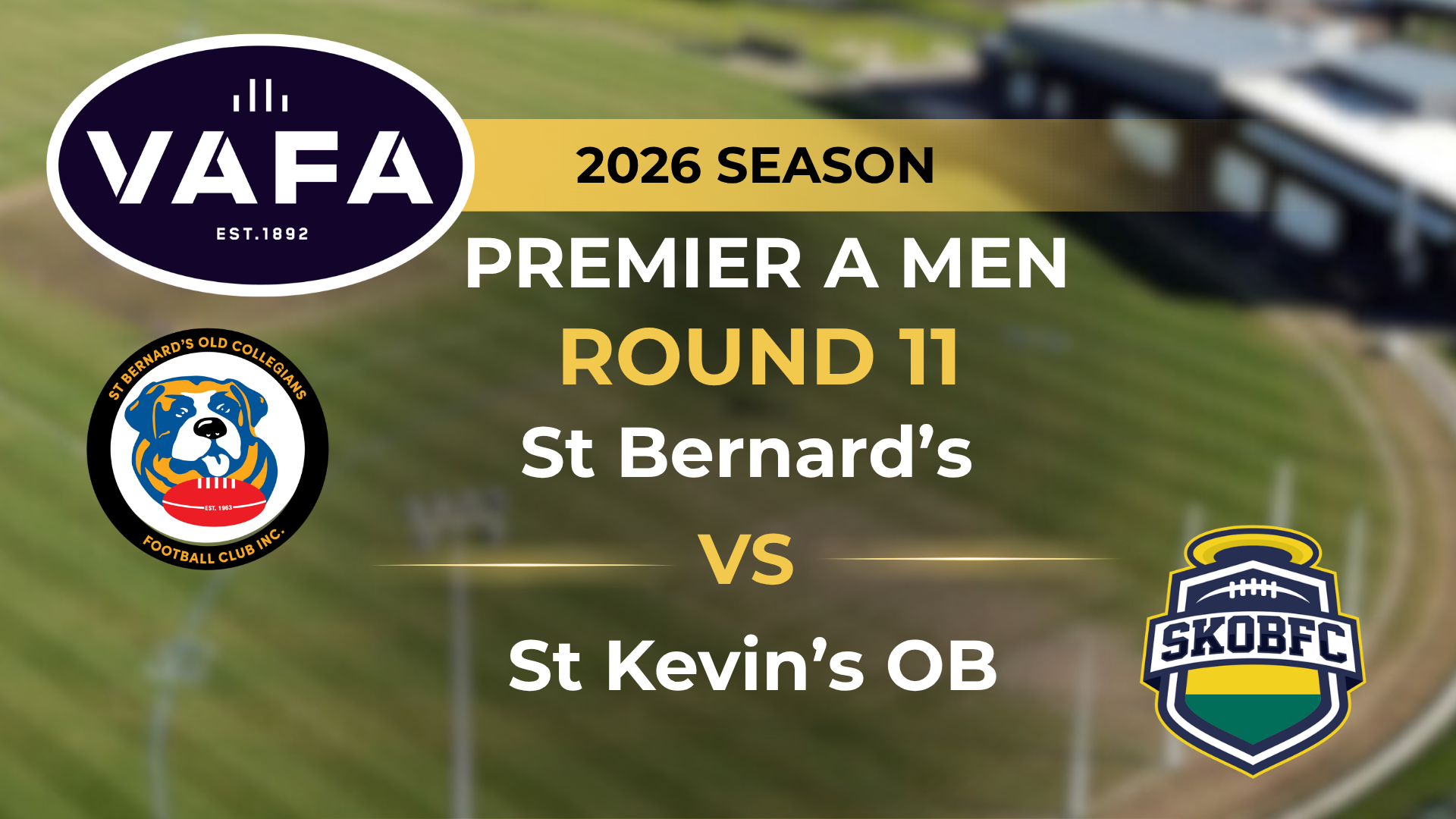 VAFA 2026 R11 PREM A Men's St. Bernard's V St. Kevins OB