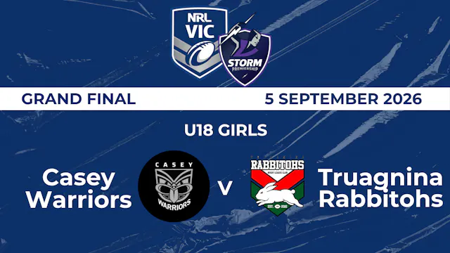 H2 2026 GF PREM U18 Girls Casey Warri...