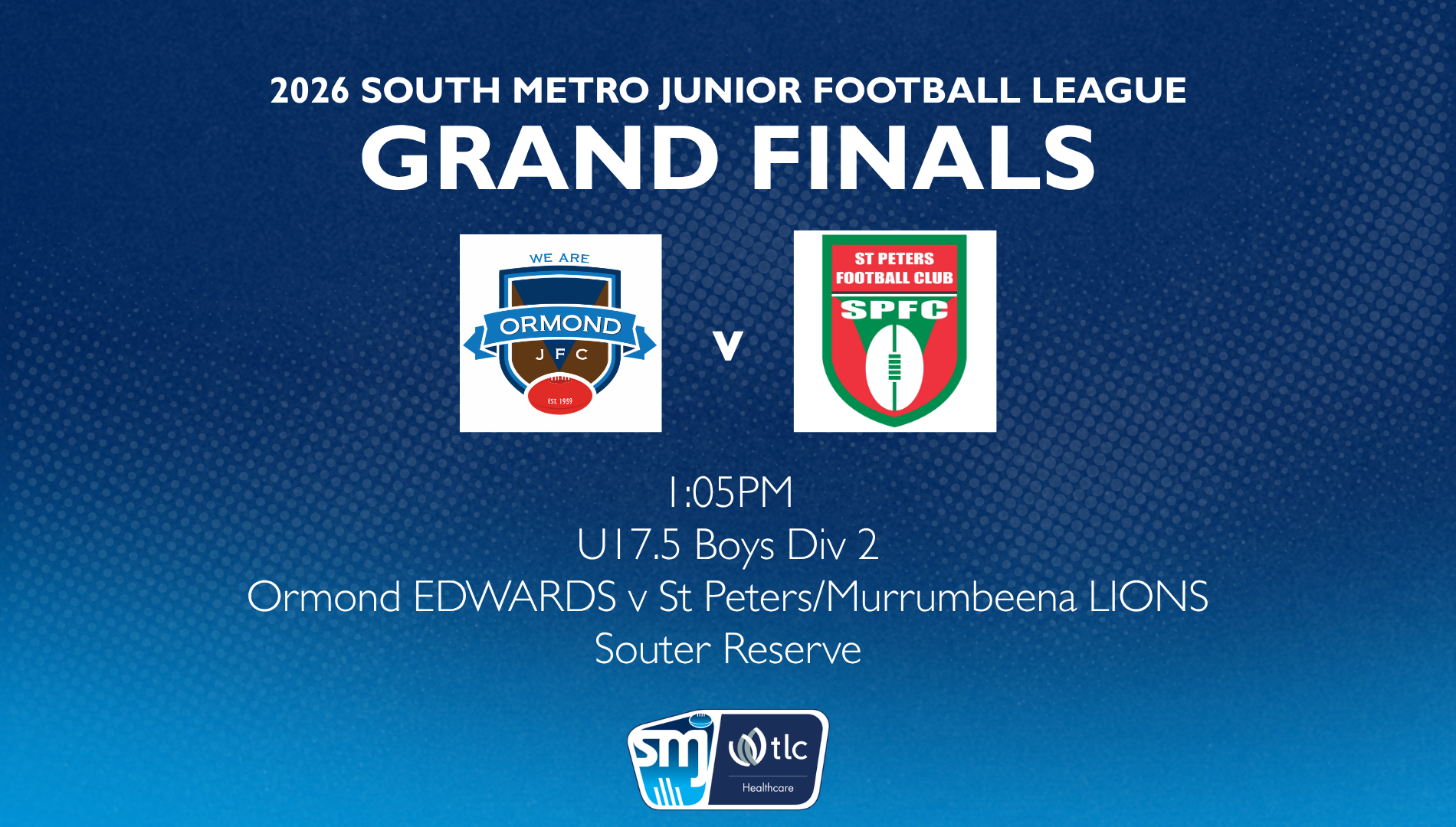 2026 GF PREM U17.5 Boys Div 2  Ormond V St Peters/Murrumbeena