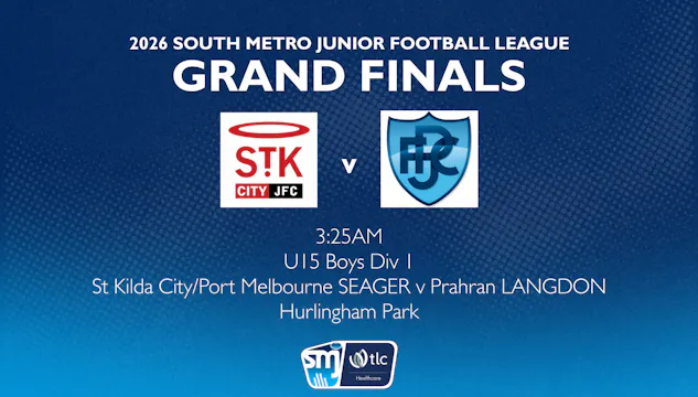 2026 GF PREM U15 Boys Div 1  St Kilda...