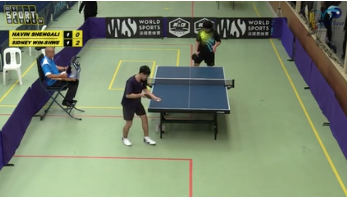 Havin Shengali v Sidney Win-Shwe - U19 Boys' Singles Group