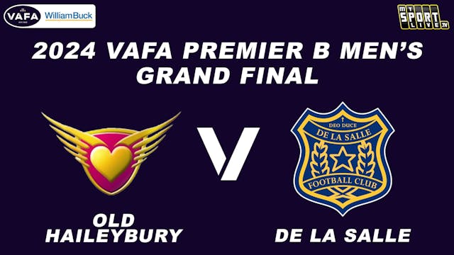 2024 VAFA Grand Final Premier B Men's...