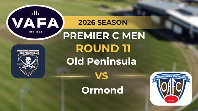 VAFA 2026 R11 PREM C Men's Old Penins...