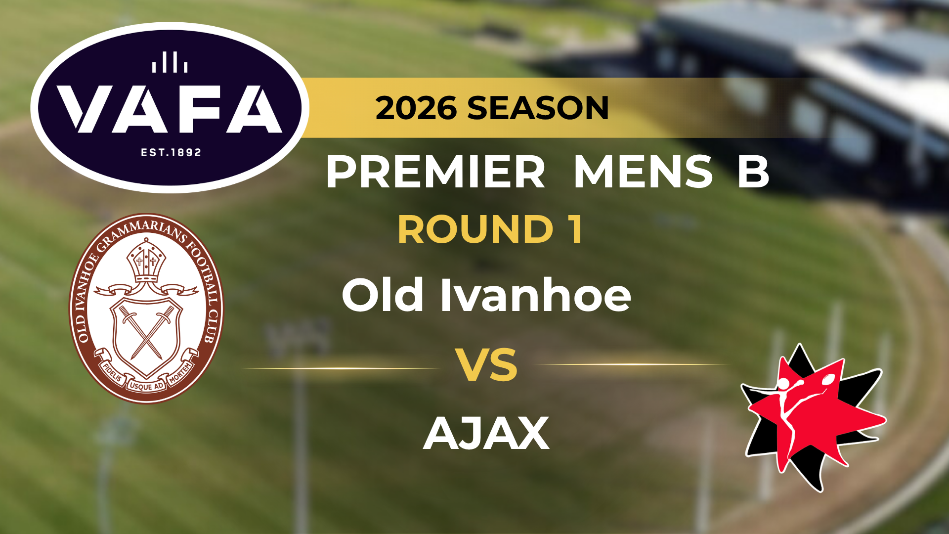 VAFA 2026 R1 PREM B Men's Old Ivanhoe v Ajax