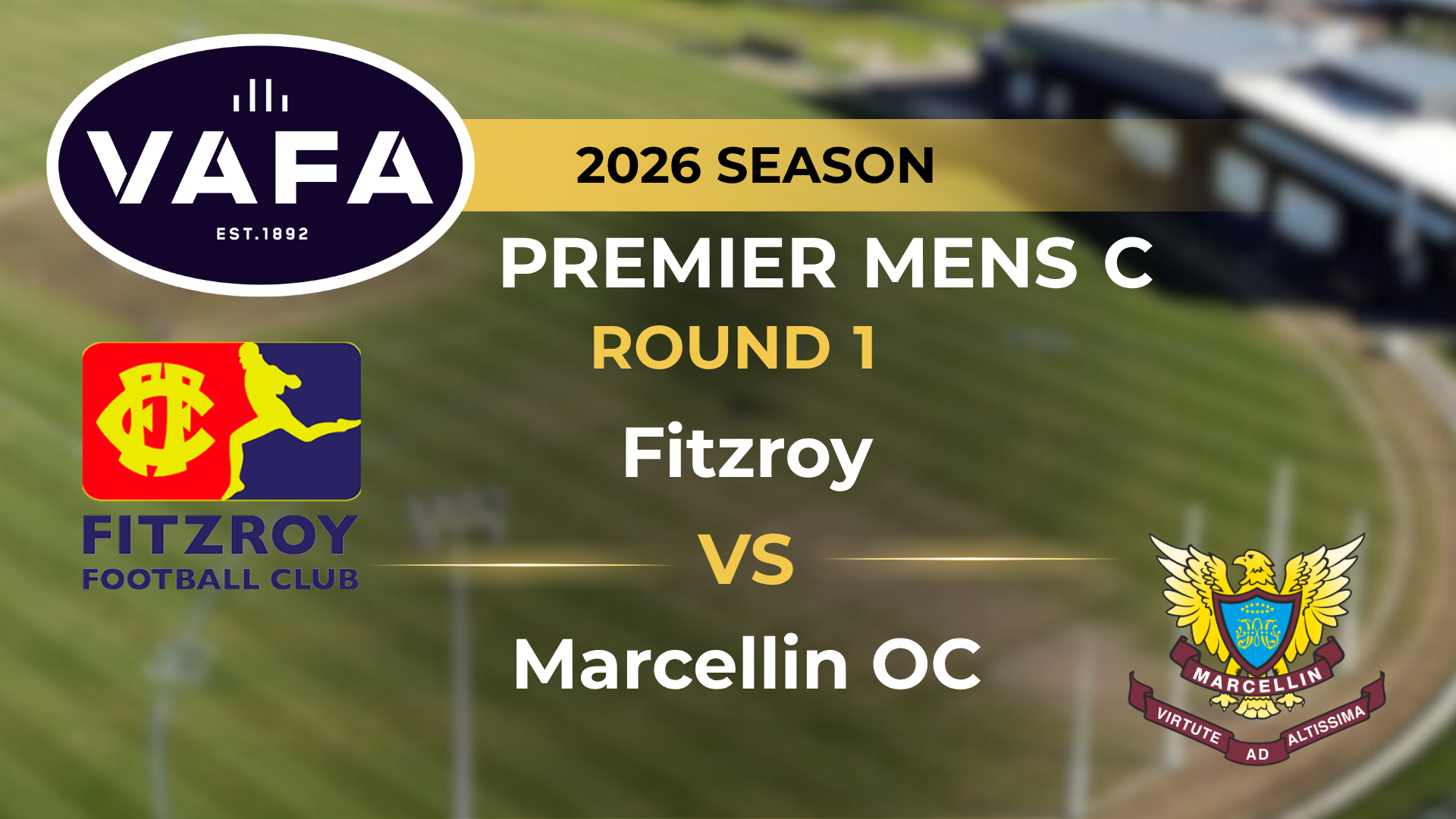 VAFA 2026 R1 PREM C Men's Fitzroy v Marcellin OC