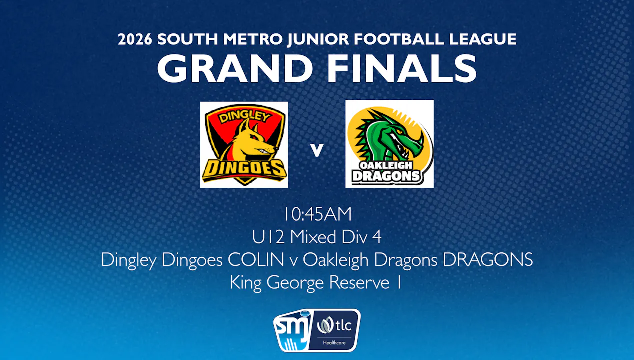 SMJFL GF: U12 Mixed Div 4