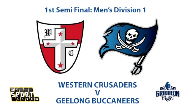1st Semi: GV Men’s Division 1 - Crusaders vs Buccaneers