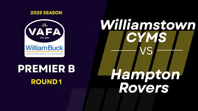 RD1 PREM B Williamstown CYMS vs. Hamp...
