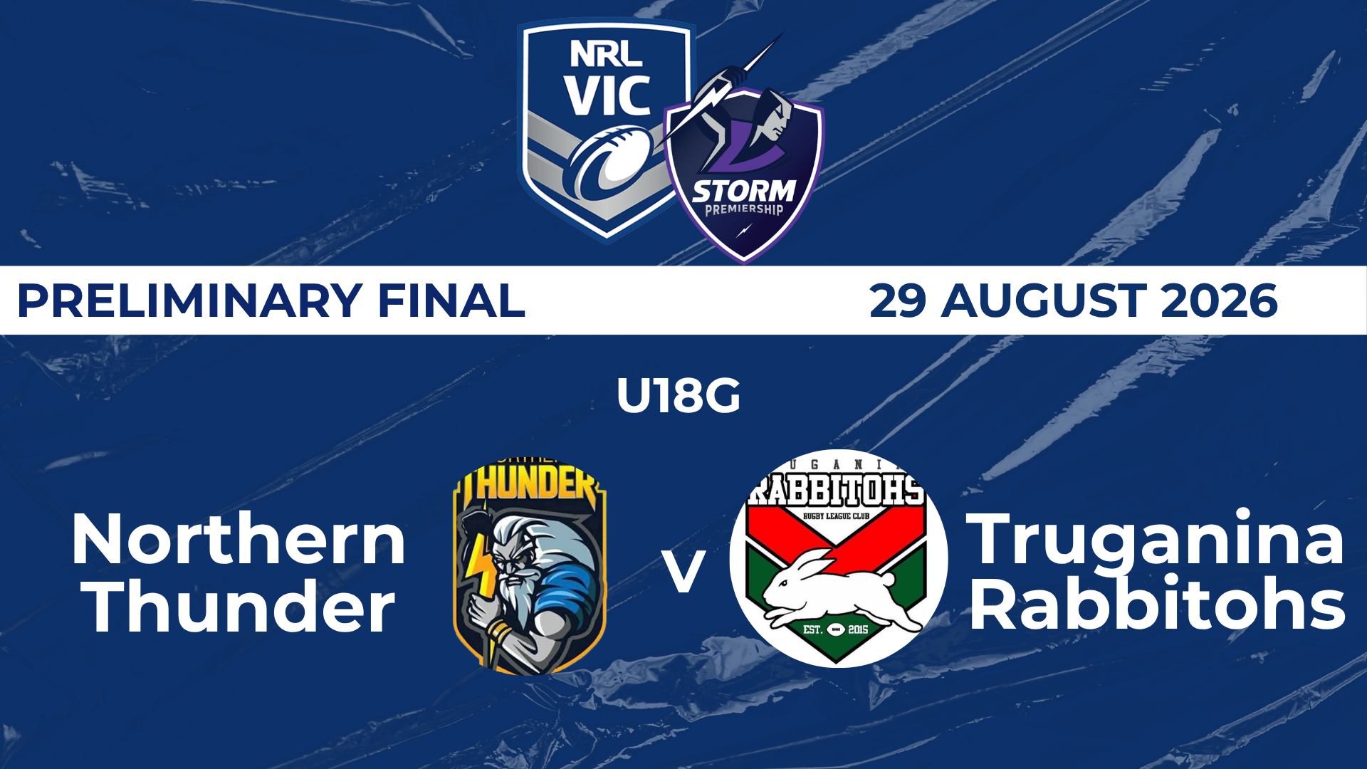H2 2026 PF U18G Northern Thunder V Truganina Rabbitohs