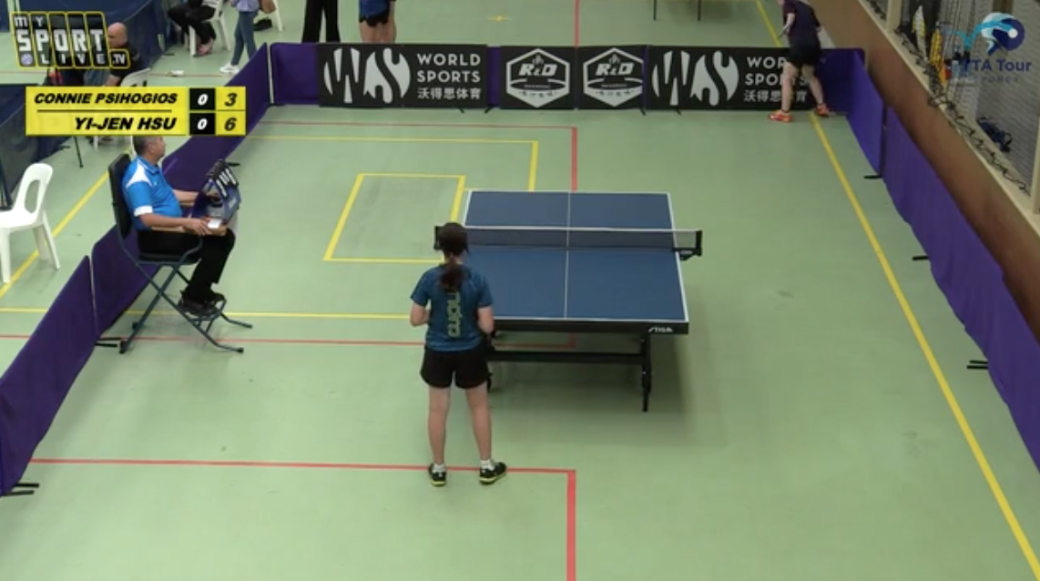 Connie Psihogios v Yi-Jen Hsu - U19 Girls' Singles Group SF