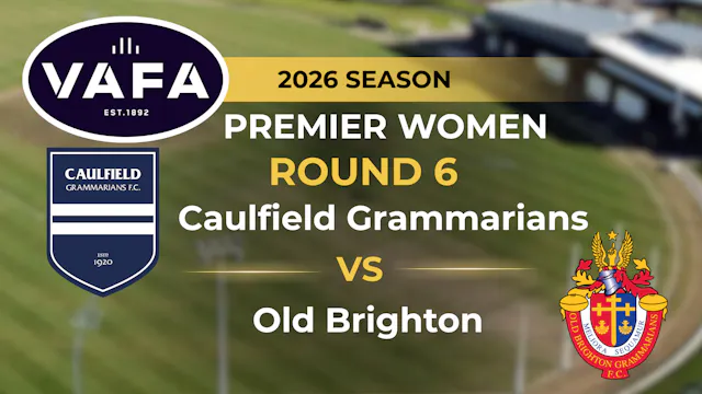 VAFA 2026 R6 PREM Women's Caulfield G...