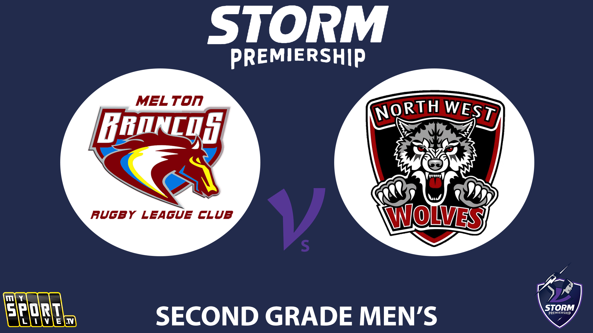 H1 2024 RD1 Second Grade Men’s: Melton Broncos vs North West Wolves