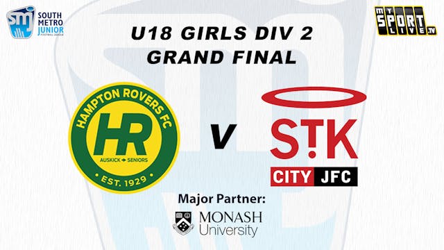 U18 Girls Div 2 Grand Final - Hampton...