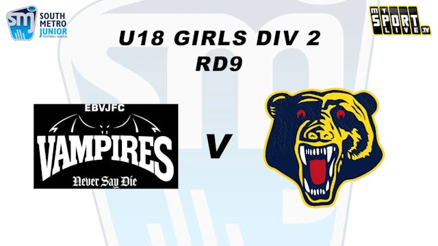 2024 SMJFL RD9 U18 Girls Div 2 E Brig...