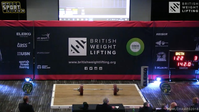 2018 British Weightlifting Championships - Men's 94kg/105kg/+105kg Weightlifting