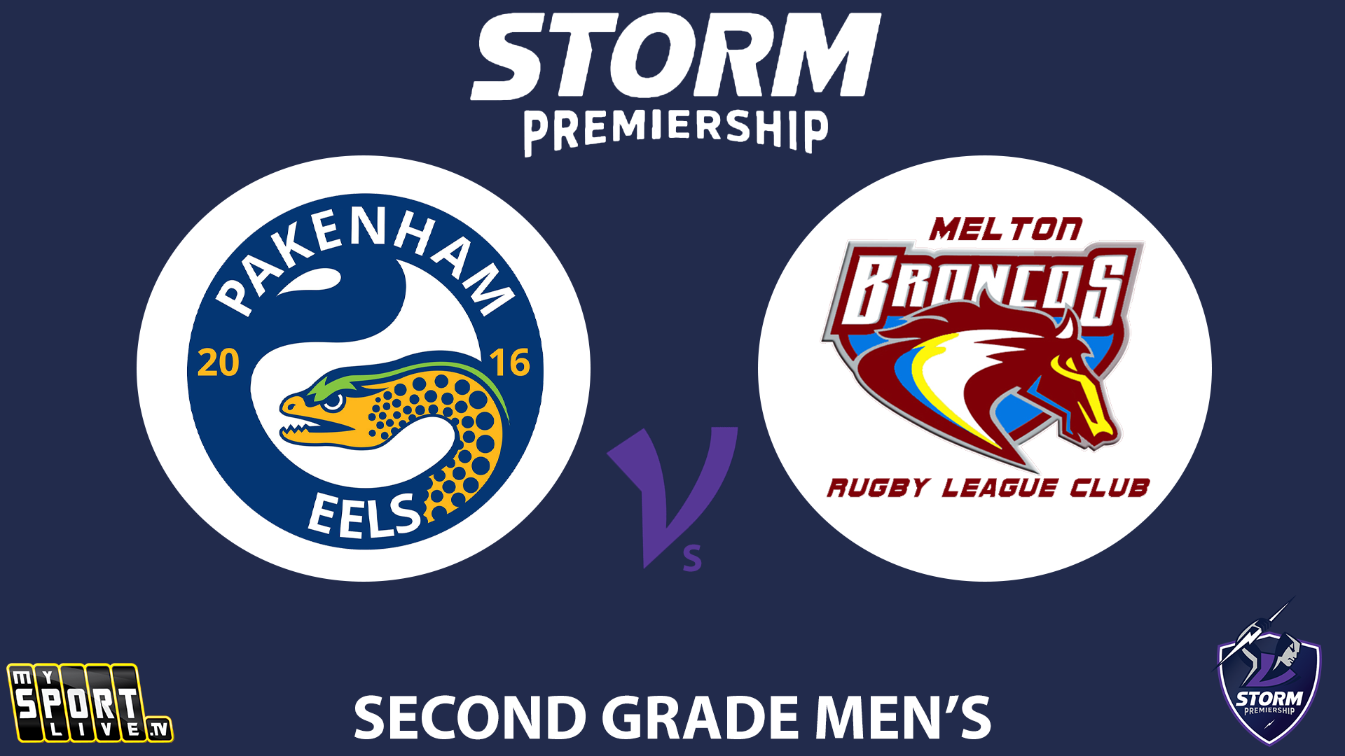 H2 2024 R16 Second Grade Men: Pakenham Eels vs. Melton Broncos