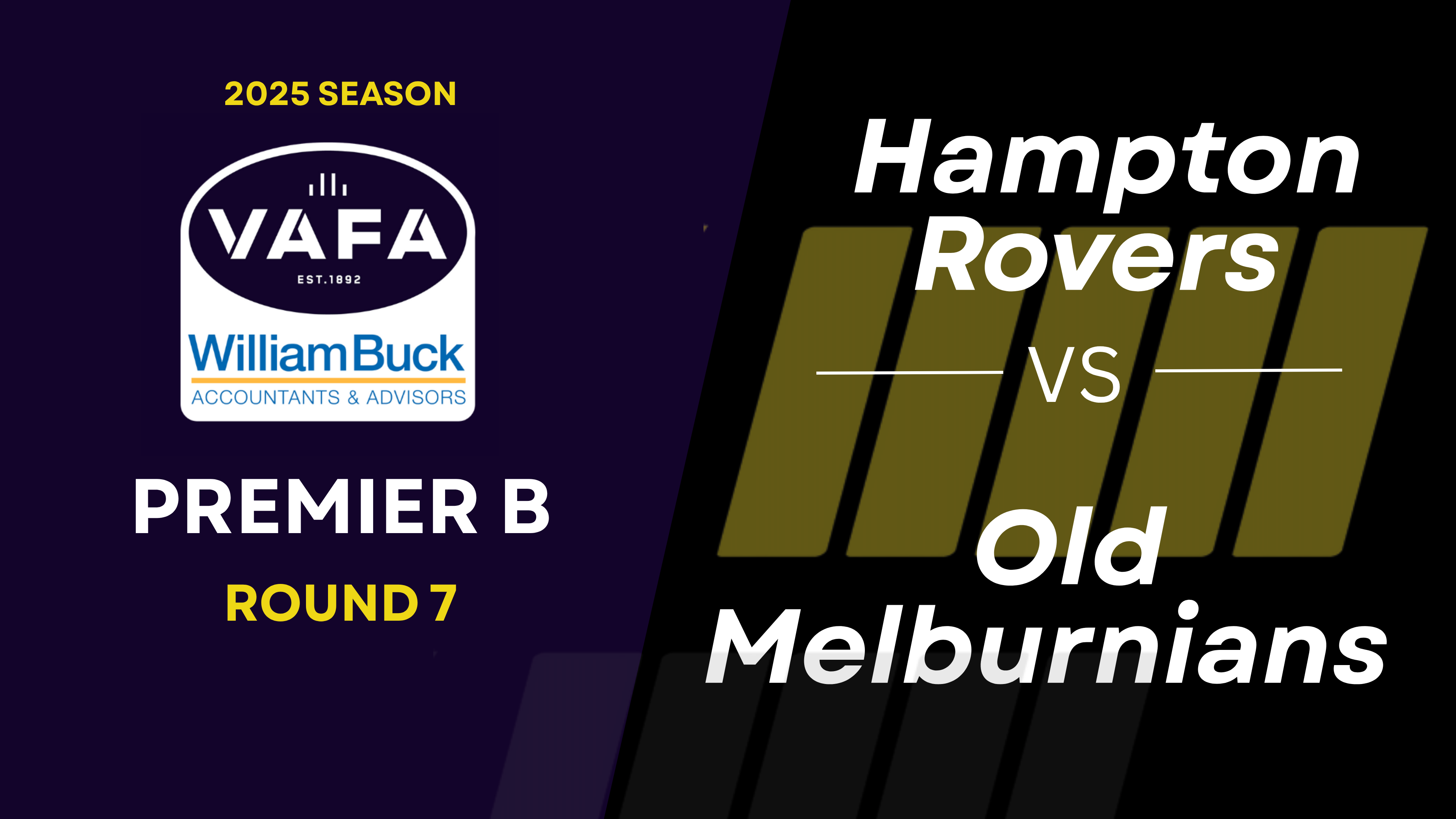 RD7 PREM B Hampton Rovers vs.Old Melburnians