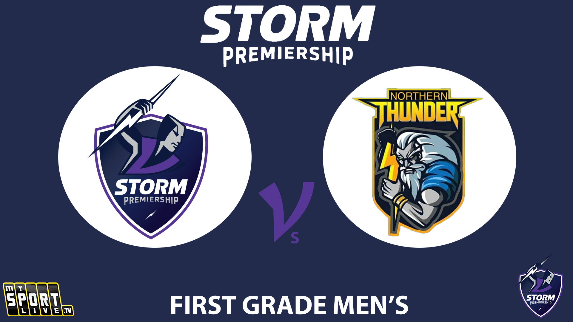 H2 2025 RD9 First Grade Men - Melbourne Thunderbolts vs. Northern Thunder 