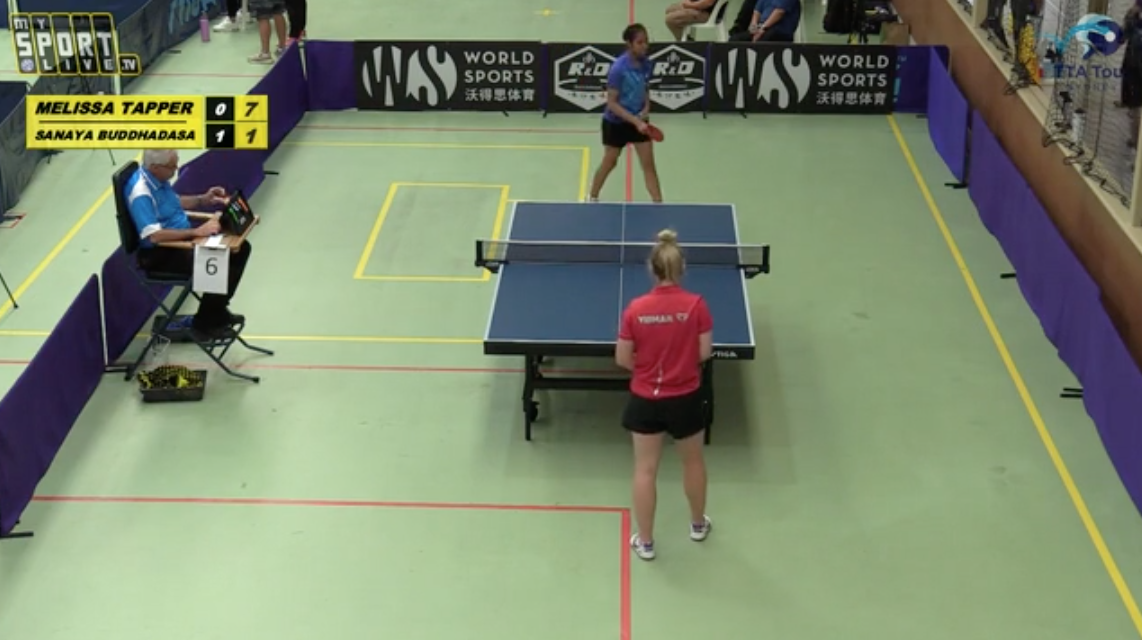 Melissa Tapper v Sanaya Buddhadasa - Women's Singles Group