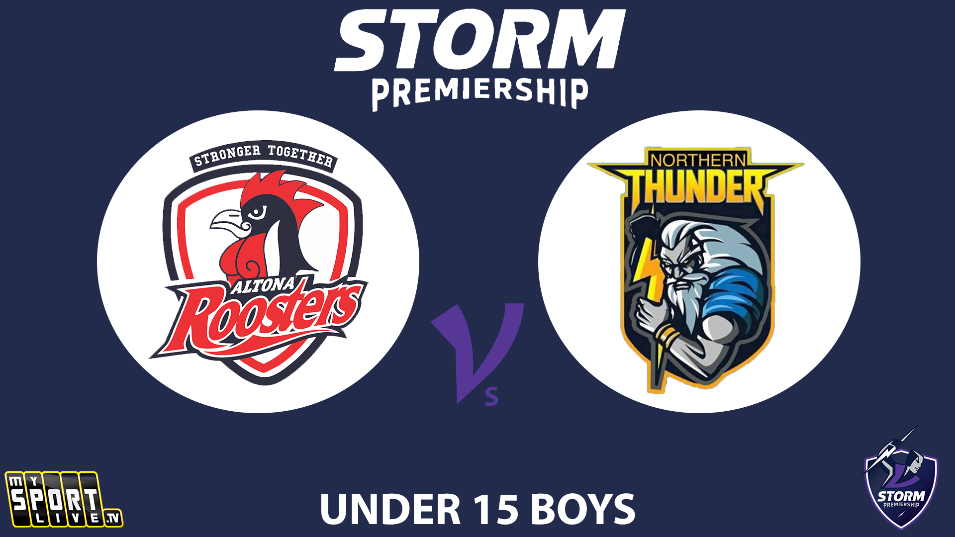 H1 2024 QF U15 Boys: Altona Roosters vs. Northern Thunder
