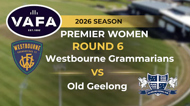 VAFA 2026 R6 PREM Women's Westbourne ...