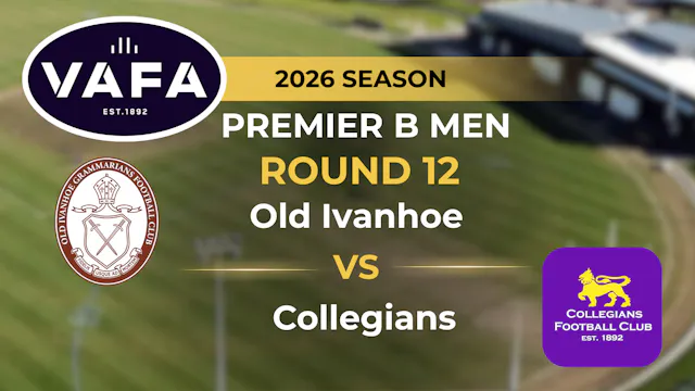 VAFA 2026 R12 PREM B Men's Old Ivanho...