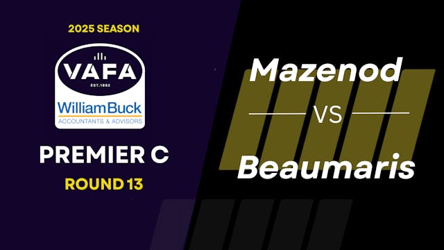 RD13 PREM C Mazenod vs Beaumaris