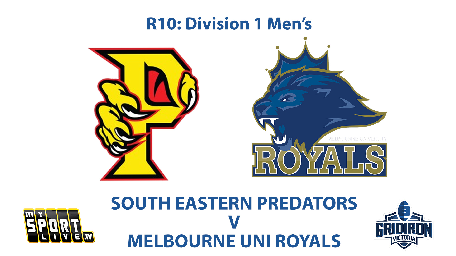R10: GV Men's Division 1 - Predators v Royals