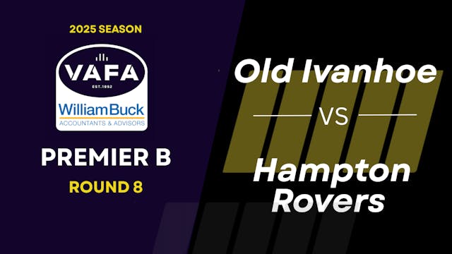 RD8 PREM B Old Ivanhoe vs.Hampton Rovers