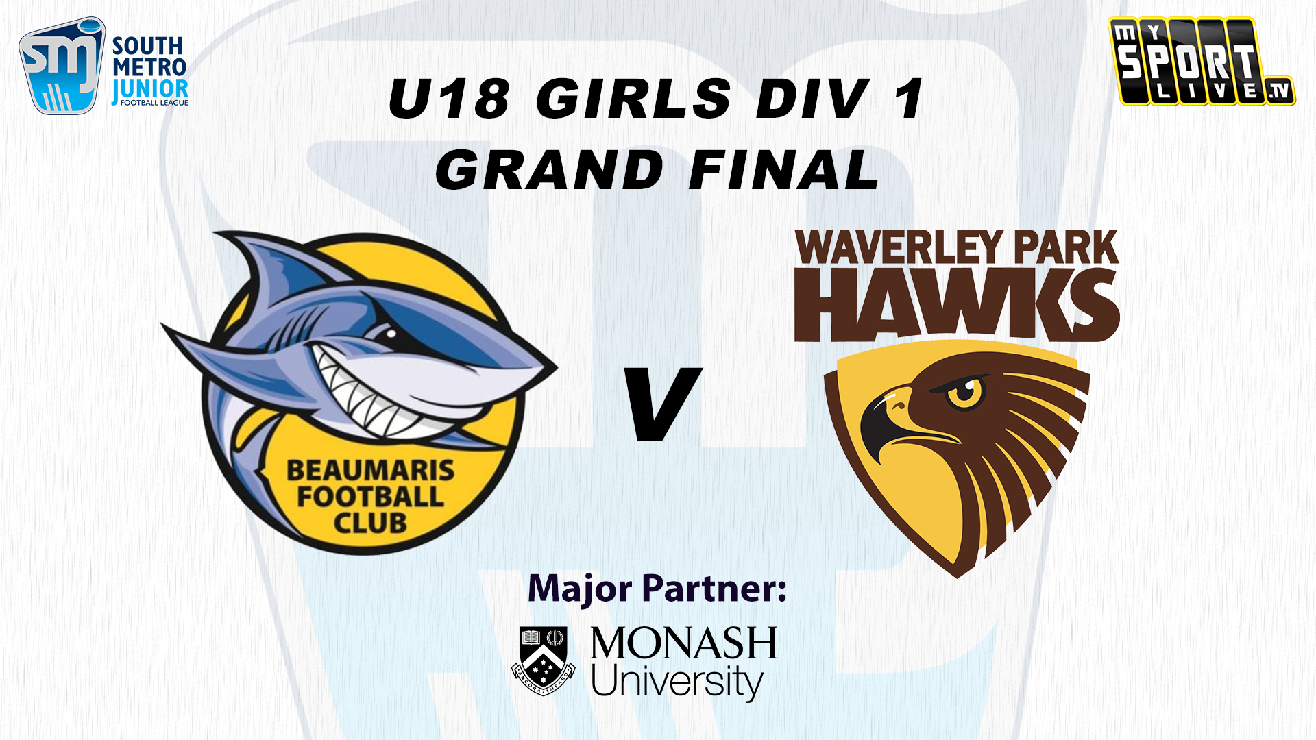 U18 Girls Div 1 Grand Final - Beaumaris vs. WP Hawks