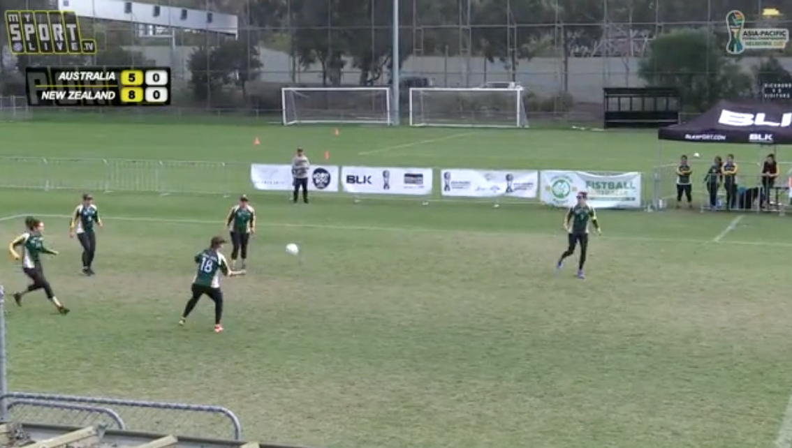2018 Asia-Pacific Fistball Championships AUS VS NZ WOMEN FINAL