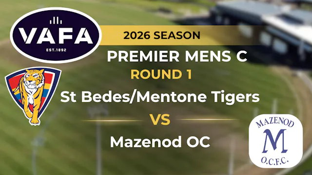 VAFA 2026 R1 PREM C Men's SBMT v Maze...