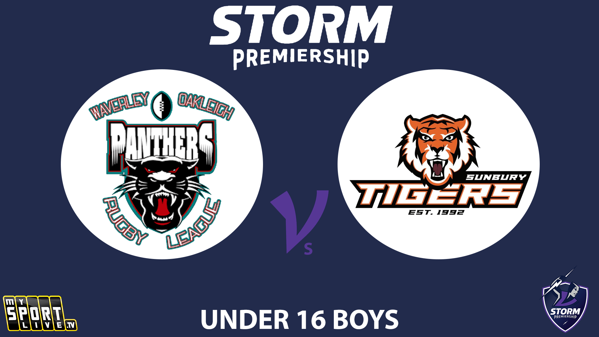  2024 Preliminary Final U16 Boys: Waverley Panthers vs. Sunbury Tigers