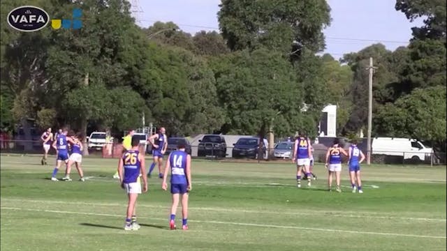 2019 RD2 PREM C Mazenod vs. Williamst...