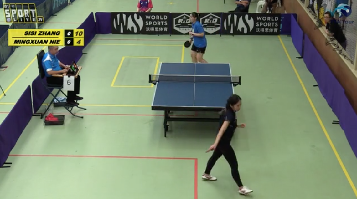 Sisi Zhang v Mingxuan Nie - Women's Singles Group