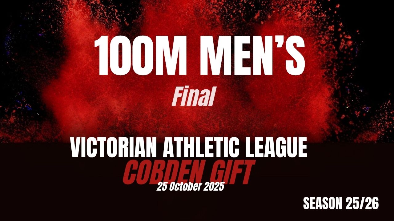 Cobden 100M Men Final