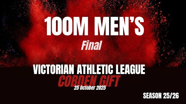 Cobden 100M Men Final
